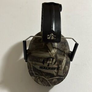 Walkers Razor Slim Camouflaged Hearing Protection Muffs EUC ADJUSTABLE
